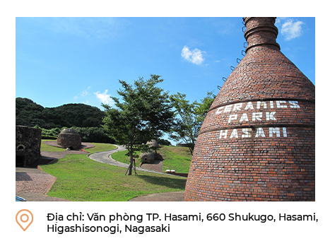 Địa chỉ: Văn phòng TP.Hasami, 660 Shukugo, Hasami, Higashisonogi, Nagasaki